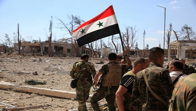 الجيس السوري يستعد لدخول حرستا.. المسلحين أحرقوا مقراتهم واستسلموا للباص الأخضر