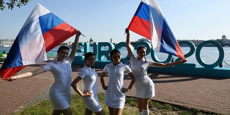 افتتاح حديقة المشجعين في بطرسبورغ استعدادا ليورو 2020