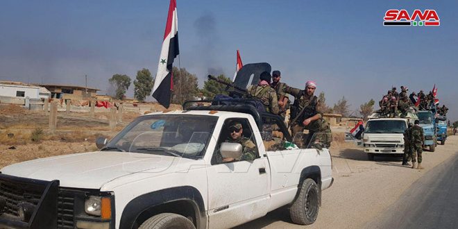 الجيش يدخل إلى مدينة عين العرب بريف حلب ويوسع نطاق انتشاره شمال غرب الحسكة-فيديو