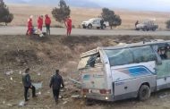 5 وفيات و 32 اصابة في حادث سير مروع على اتستراد دمشق _ حمص
