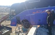 اربعة حوادث مرورية على طريق دمشق _ حمص خلال 24 ساعة.. و15 اصابة جديدة اليوم جراء تدهور بولمان!