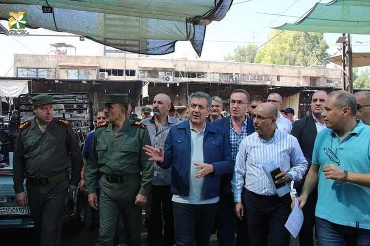 محافظ دمشق خلال جولته في سوق الهال: الالتزام بالأسعار وإزالة جميع الإشغالات والتشدد بقمع المخالفات