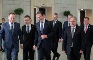 الرئيس بشار الأسد يستقبل رئيس وزراء جمهورية بيلاروس رومان غولوفتشينكو والوفد المرافق له.