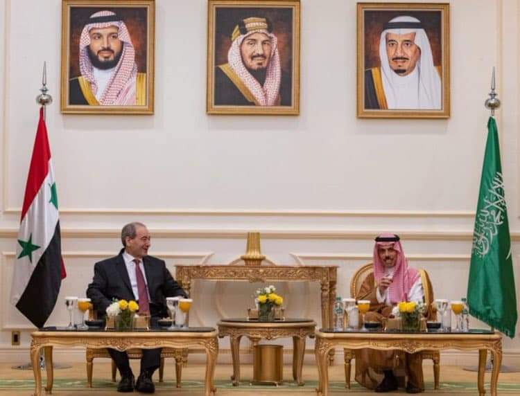 بيان سوري سعودي مشترك يؤكد على وحدة سورية وتعزيز مصالح دول المنطقة