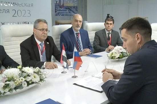 وزير النفط يبحث مع عدد من الوفود في منتدى الطاقة الروسي آفاق التعاون في قطاعي النفط والغاز